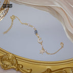 KOREAN SIMPLE STAR MOON ZIRCON PEARL BRACELET