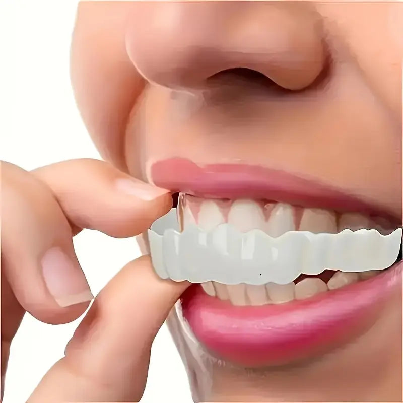 Pair of Snap-On Teeth Covers – Natural Look, Instant Smile Upgrade