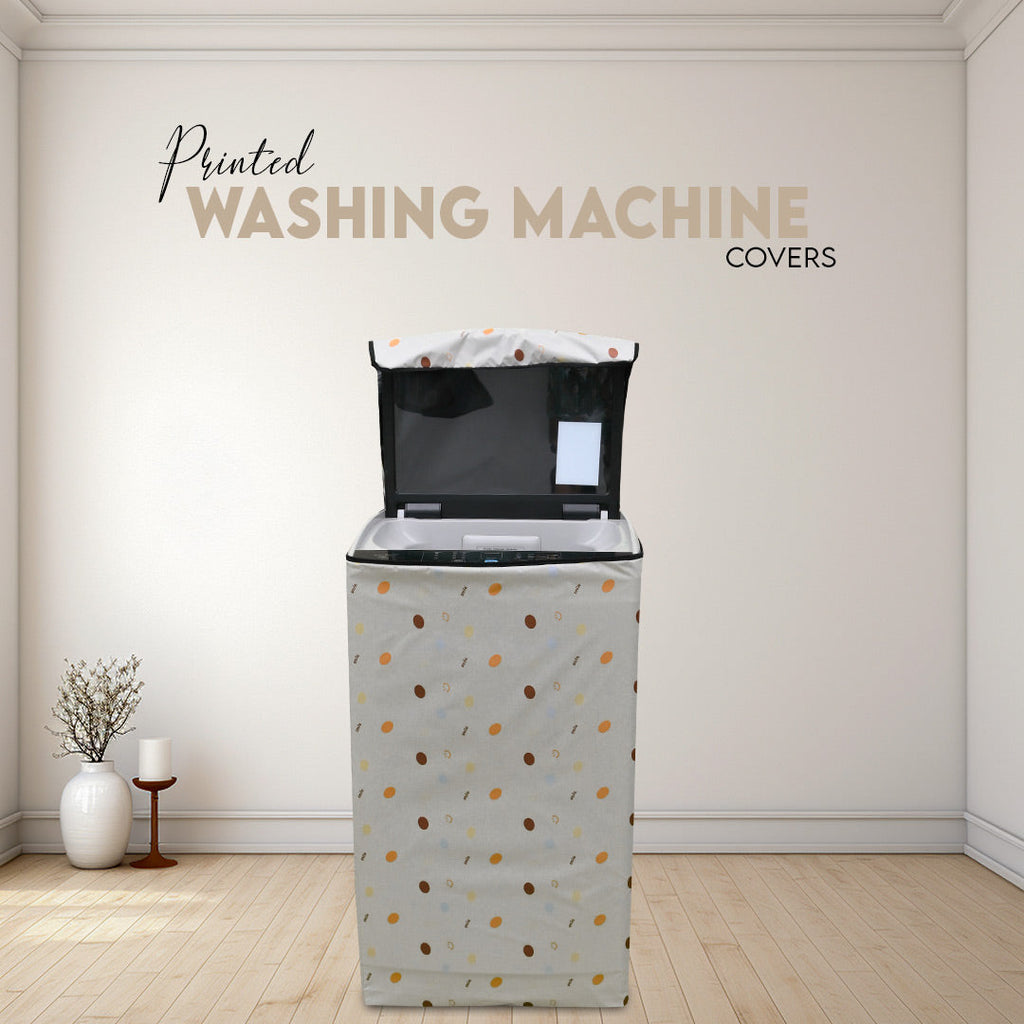 Universal 100% Waterproof Printed Washing Machine Covers in Parachute Fabric (Random Colour)