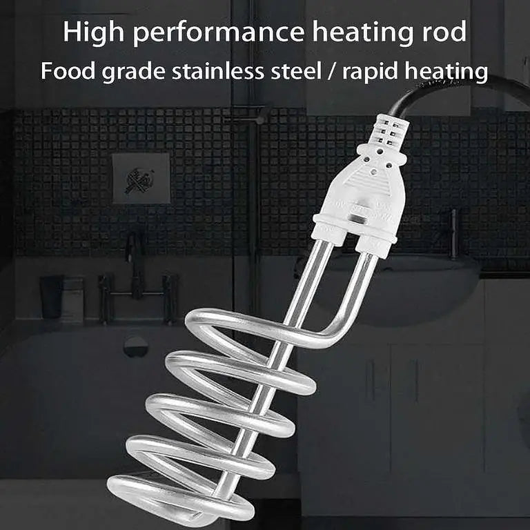 F9 Stainless Steel Electric Heating Rod – 2500W Non-Current Safety Heater with Automatic Temperature Control for Buckets & Water Heating (Latest Edition)