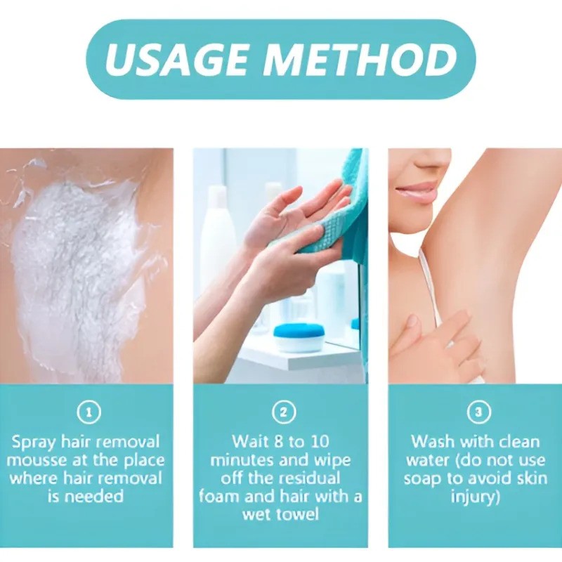 Ecrin Hair Removal Spray – Fast, Painless, and Smooth Hair Removal for All Skin Types | Long-Lasting Results