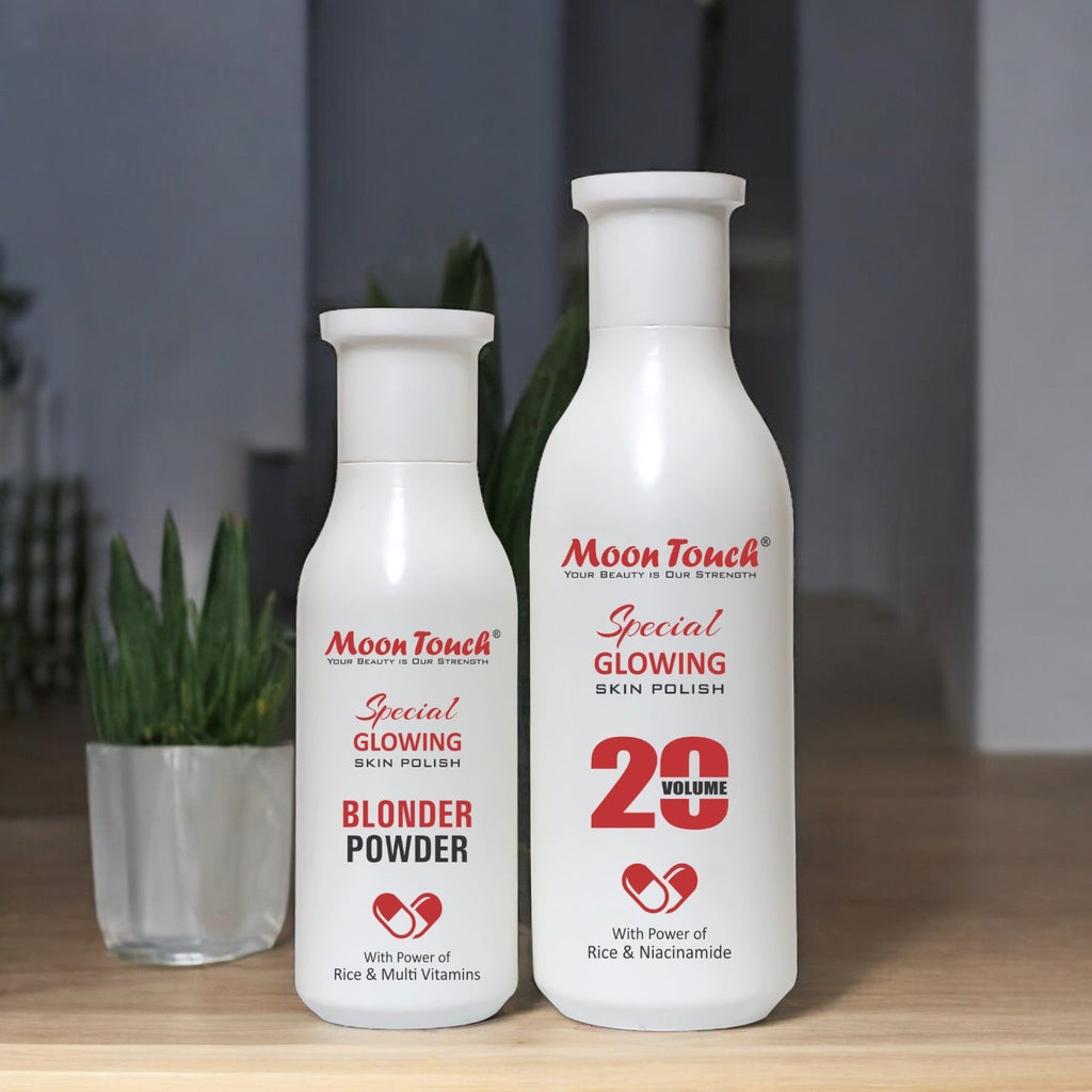 Rutnoor Special Glowing Skin Polish (Volume 200ml + Blonder 100g)